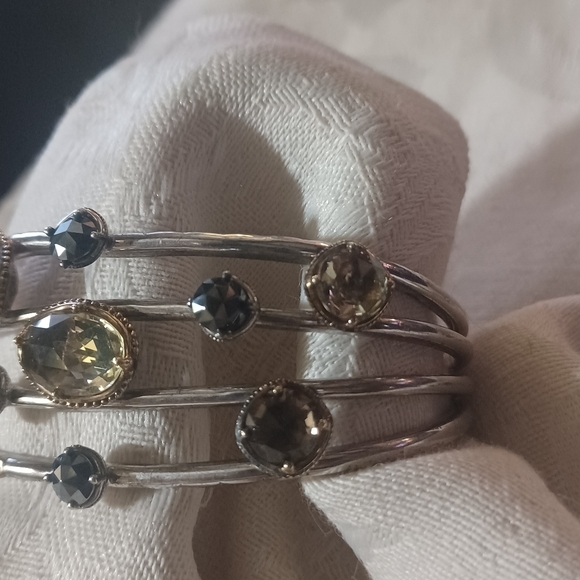 Tacori Midnight Sun Cuff Bracelet, SS & 18k - Picture 5 of 16